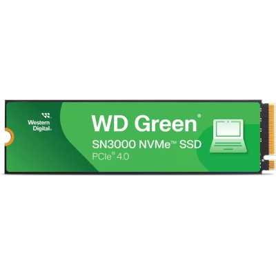 SSD диск WD Green SN3000 500Gb WDS500G4G0E Зеленый