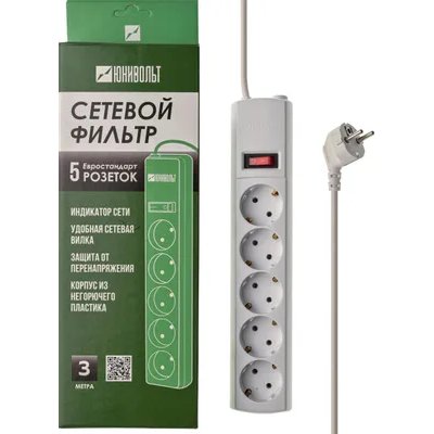 сетевой фильтр Юнивольт 00-00000390 белый